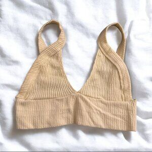 Urban Outfitters Out From Under Yellow Ribbed Bralette